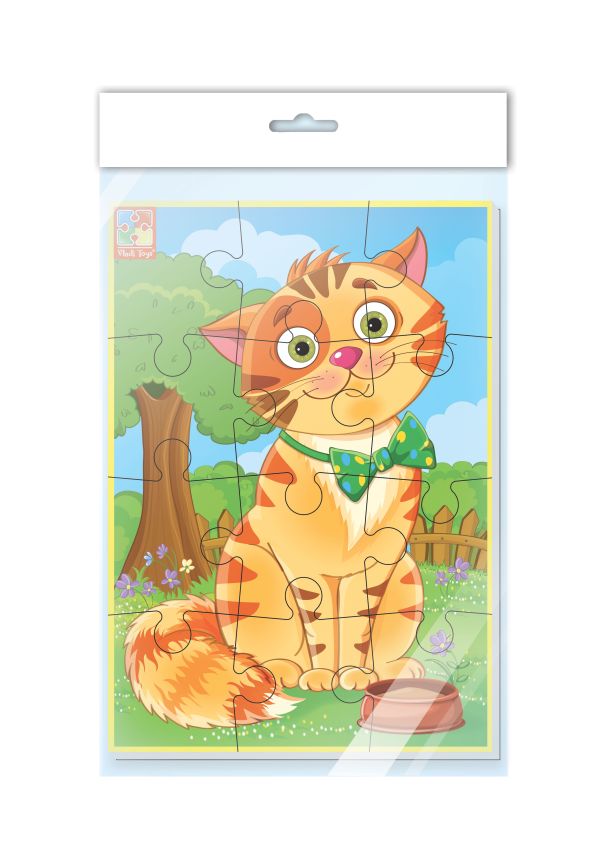 

Мягкие пазлы А5 "Котик"