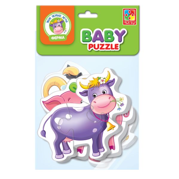

Мягкие пазлы Baby puzzle Ферма