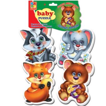 

Мягкие пазлы Baby puzzle "Лесные жители"