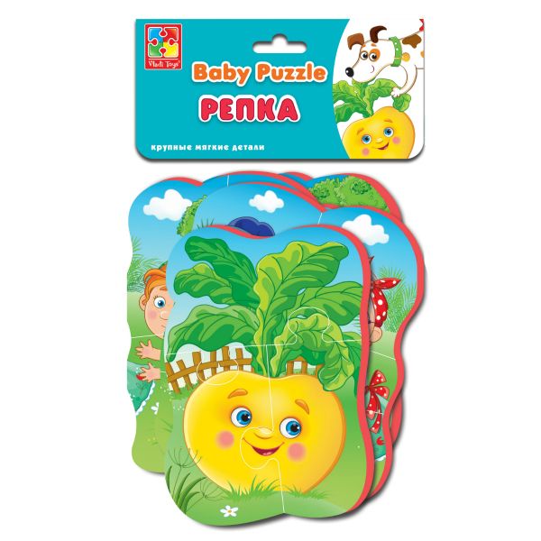 

Мягкие пазлы Baby puzzle Сказки "Репка" NEW