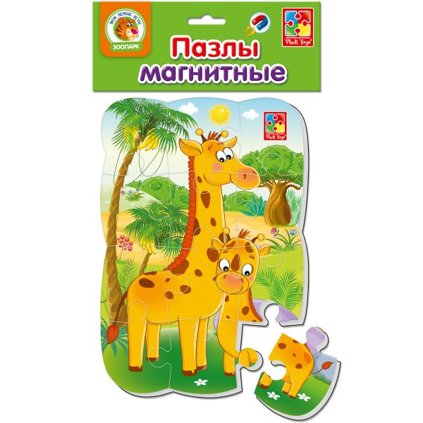 

Пазлы на магните "Жирафик"