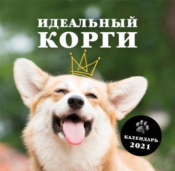 Идеальный корги. Календарь настенный на 2021 год (300х300 мм) вельш корги рыжая с темным фарфоровая фигурка