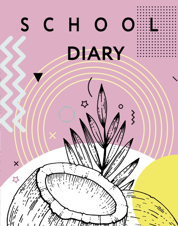 Дневник школьный «Тропики », А5, 48 листов