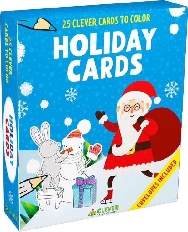 Zakazat.ru: ПпЕ. Holiday Cards (25 новогодних открыток-раскрасок)
