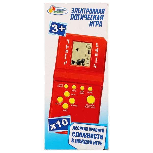 

ЭЛЕКТРОННАЯ ЛОГИЧЕСКАЯ ИГРА, ИГРАЕМ ВМЕСТЕ НА БАТ. ОЗВУЧ. В РУСС. КОР. 18,5*7*2,5СМ в кор.2*144шт