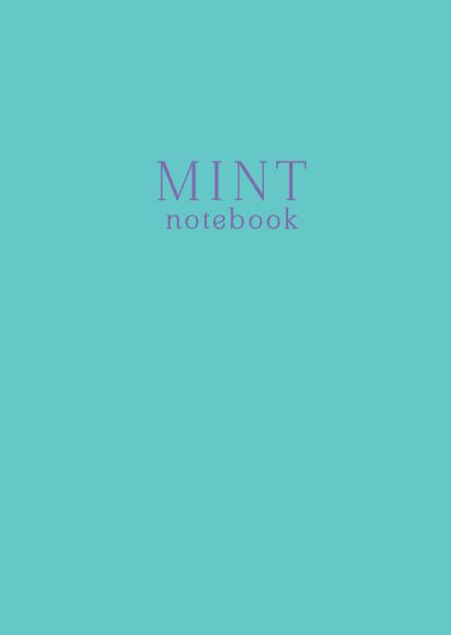Тетрадь студенческая в клетку Mint notebook, А4, 40 листов - фото 1