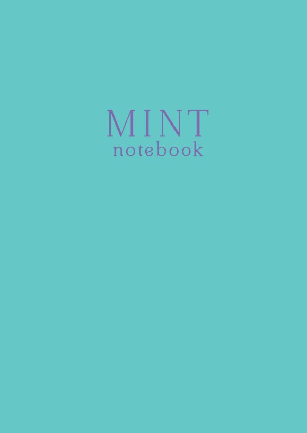 

Тетрадь студенческая в клетку Mint notebook, А4, 40 листов
