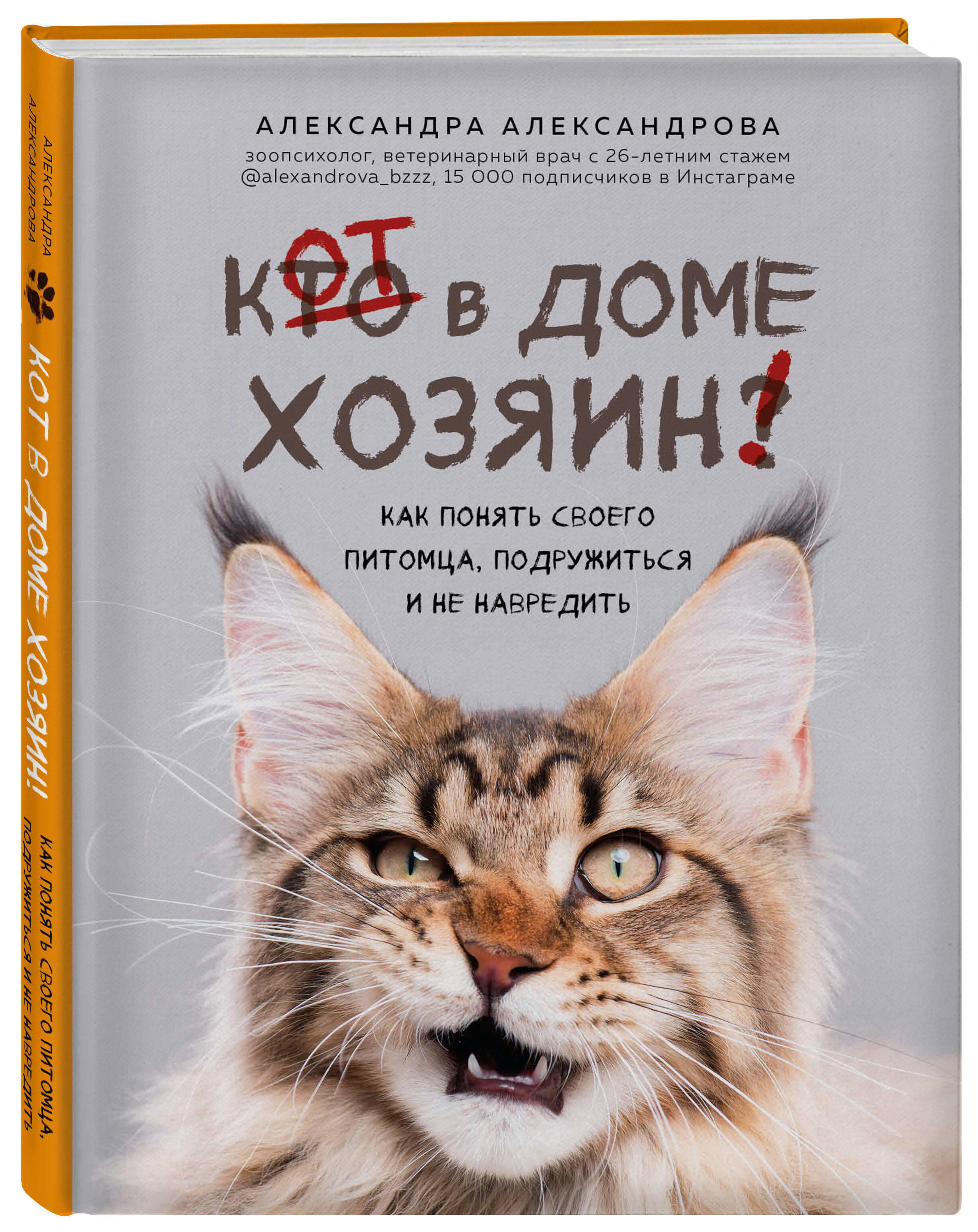 Кот в доме хозяин! Как понять своего питомца, подружиться и не навредить  (Александрова Александра Сергеевна). ISBN: 978-5-04-113890-5 ➠ купите эту  книгу с доставкой в интернет-магазине «Буквоед»