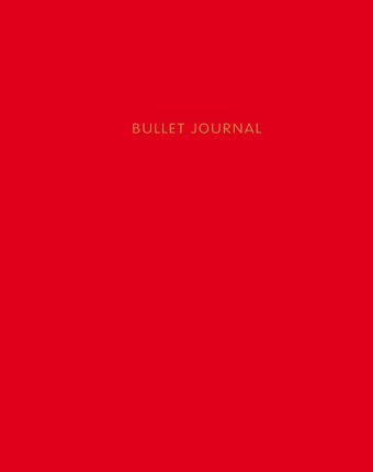 None Блокнот Bullet Journal, 60 листов, красный