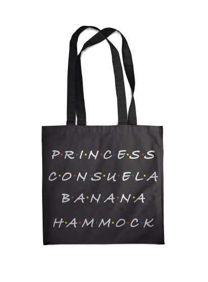 Сумка. Friends. Princess Consuela Banana-Hammock (черная, 38х43 см, длина ручек 58 см) - фото 1