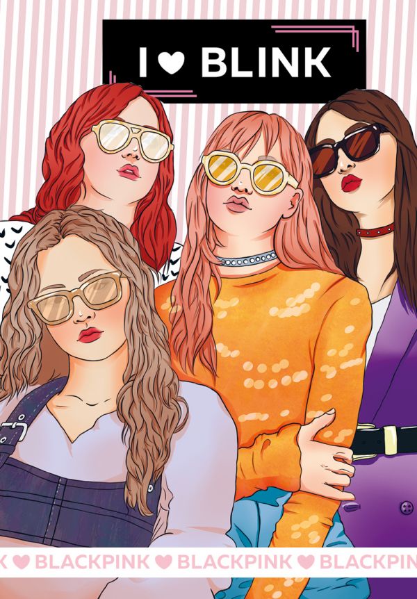 

Обложка для паспорта I love BLACKPINK