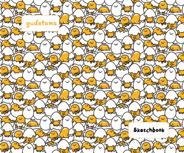

Скетчбук «Gudetama. Ленивый желток», 48 листов