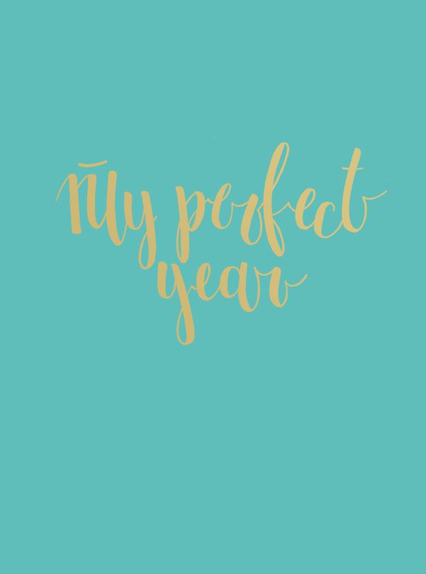 

Ежедневник. My perfect year (мятный) (в точку)