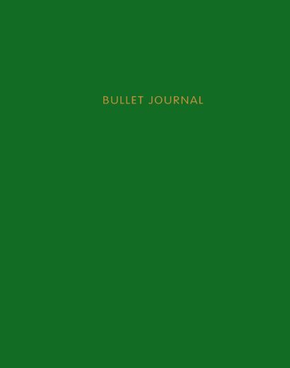 Bullet Journal в точку, 60 листов, изумрудный - фото 1