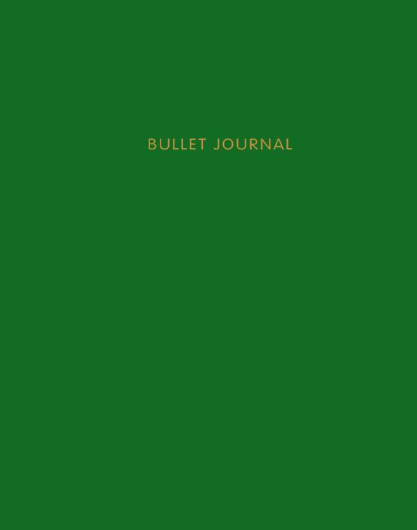 Bullet Journal в точку, 60 листов, изумрудный