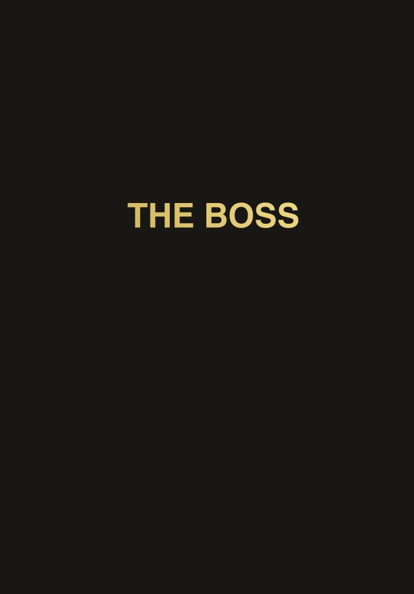  - Ежедневник The boss (черный). А5, твердый переплет, золотая матовая фольга, 224 стр.