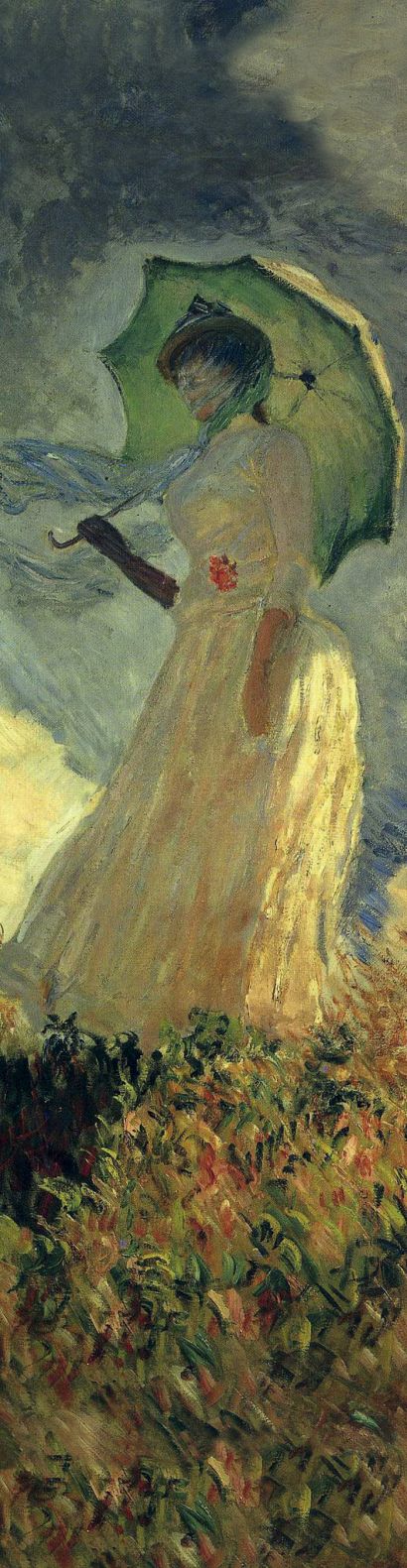 Закладка с резинкой. Клод Моне. Женщина с зонтиком (Арте) - фото 1