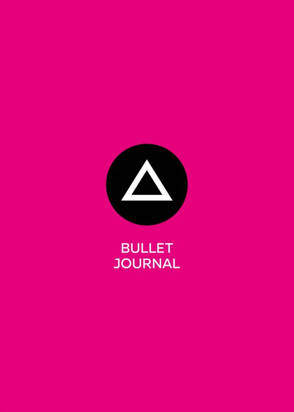 

Блокнот. Bullet journal (треугольник) (по мотивам сериала "Игра в кальмара") (формат А4, мягкая обложка, круглые углы)
