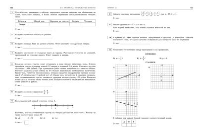 Тренировочные варианты огэ по математике 2024